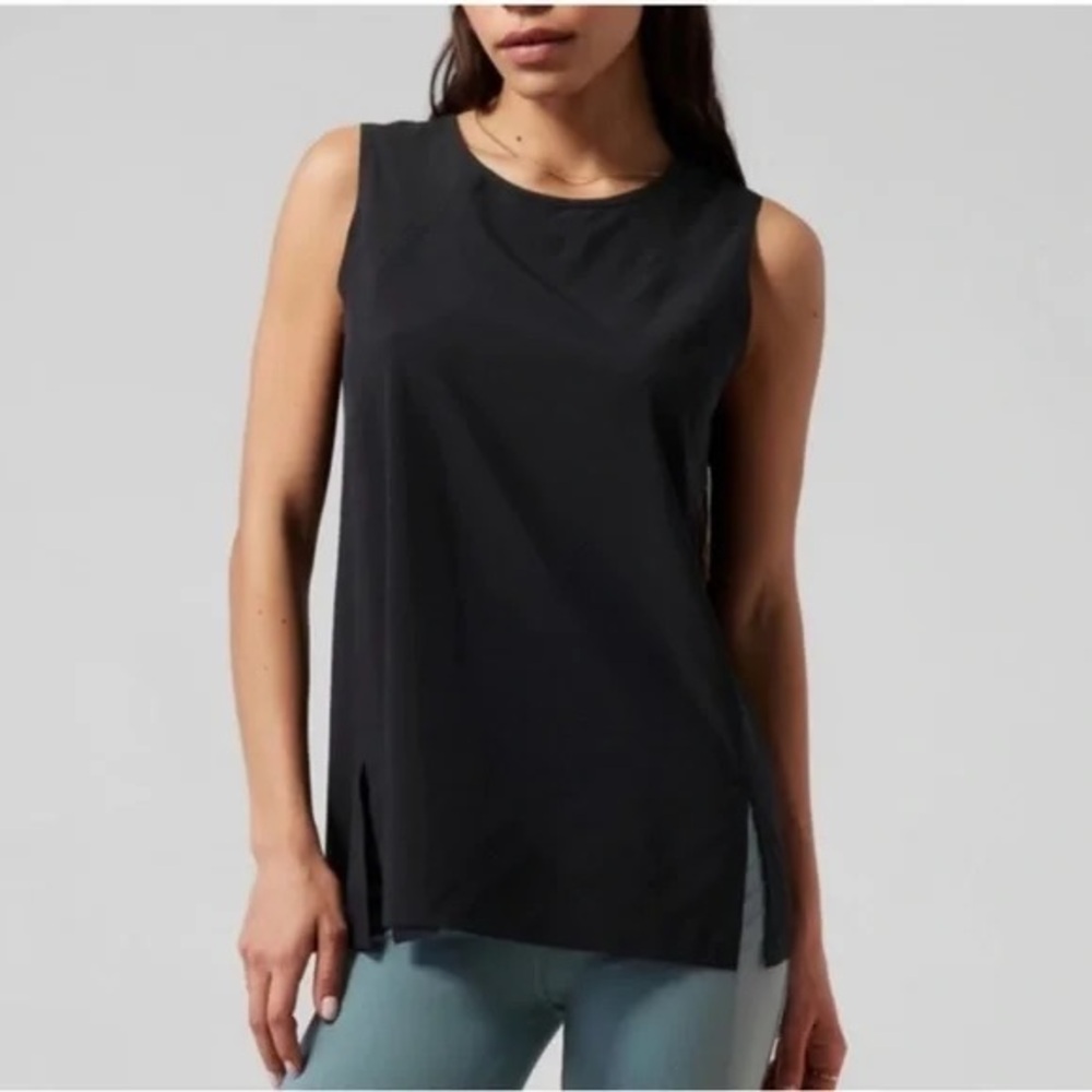 Athleta Zephyr Black tank xs NWT